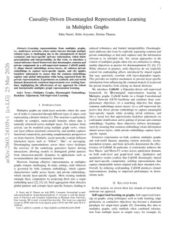 Causality-Driven Disentangled Representation Learning in Multiplex Graphs