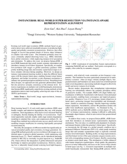 InstanceRSR: Real-World Super-Resolution via Instance-Aware Representation Alignment
