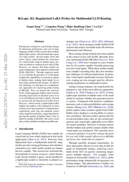 ReLope: KL-Regularized LoRA Probes for Multimodal LLM Routing