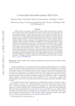 A Nonvolatile Switchable-polarity EPM Valve