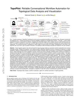 TopoPilot: Reliable Conversational Workflow Automation for Topological Data Analysis and Visualization