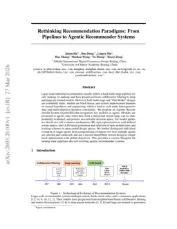 Rethinking Recommendation Paradigms: From Pipelines to Agentic Recommender Systems