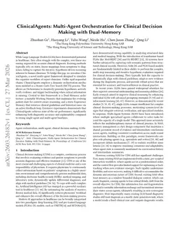 ClinicalAgents: Multi-Agent Orchestration for Clinical Decision Making with Dual-Memory