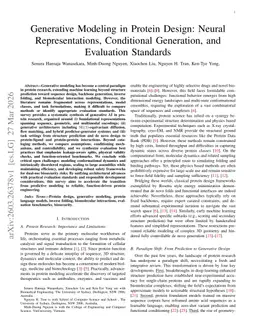Generative Modeling in Protein Design: Neural Representations, Conditional Generation, and Evaluation Standards
