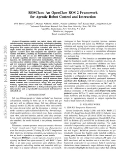 ROSClaw: An OpenClaw ROS 2 Framework for Agentic Robot Control and Interaction