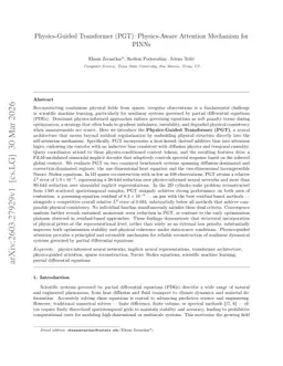 Physics-Guided Transformer (PGT): Physics-Aware Attention Mechanism for PINNs
