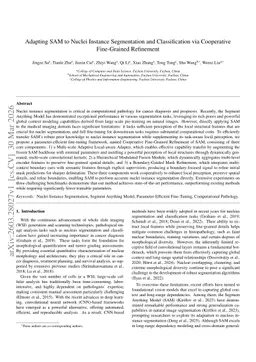 Adapting SAM to Nuclei Instance Segmentation and Classification via Cooperative Fine-Grained Refinement