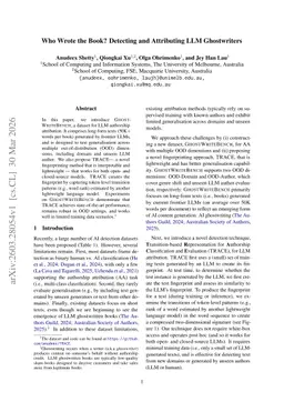 Who Wrote the Book? Detecting and Attributing LLM Ghostwriters