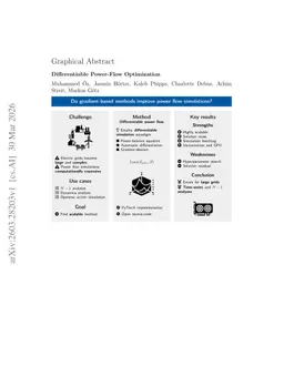 Differentiable Power-Flow Optimization