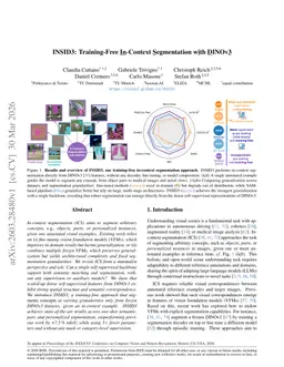 INSID3: Training-Free In-Context Segmentation with DINOv3