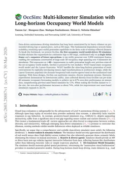 OccSim: Multi-kilometer Simulation with Long-horizon Occupancy World Models