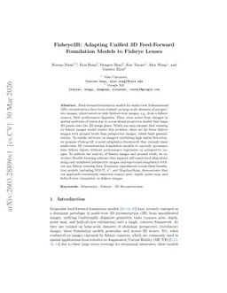 Fisheye3R: Adapting Unified 3D Feed-Forward Foundation Models to Fisheye Lenses