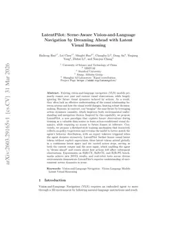LatentPilot: Scene-Aware Vision-and-Language Navigation by Dreaming Ahead with Latent Visual Reasoning