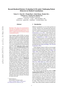 Beyond Idealized Patients: Evaluating LLMs under Challenging Patient Behaviors in Medical Consultations