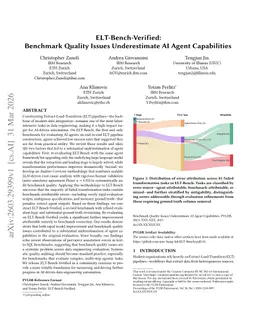 ELT-Bench-Verified: Benchmark Quality Issues Underestimate AI Agent Capabilities