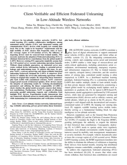 Client-Verifiable and Efficient Federated Unlearning in Low-Altitude Wireless Networks