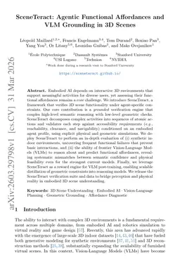 SceneTeract: Agentic Functional Affordances and VLM Grounding in 3D Scenes