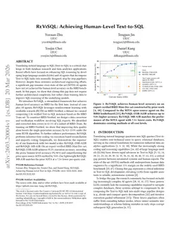 ReViSQL: Achieving Human-Level Text-to-SQL