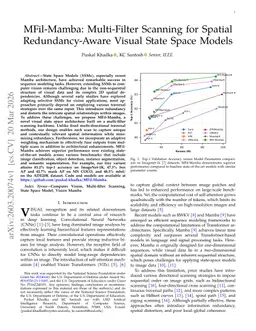MFil-Mamba: Multi-Filter Scanning for Spatial Redundancy-Aware Visual State Space Models