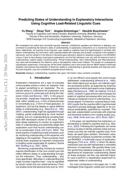 Predicting States of Understanding in Explanatory Interactions Using Cognitive Load-Related Linguistic Cues