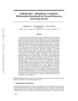 FinReflectKG -- HalluBench: GraphRAG Hallucination Benchmark for Financial Question Answering Systems