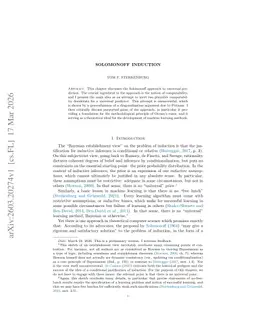 Solomonoff induction