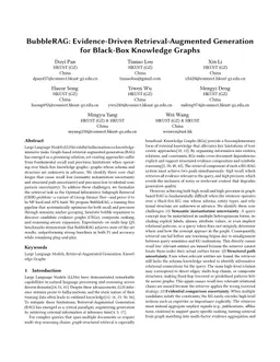 BubbleRAG: Evidence-Driven Retrieval-Augmented Generation for Black-Box Knowledge Graphs