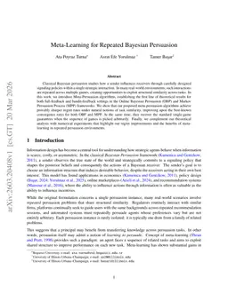 Meta-Learning for Repeated Bayesian Persuasion
