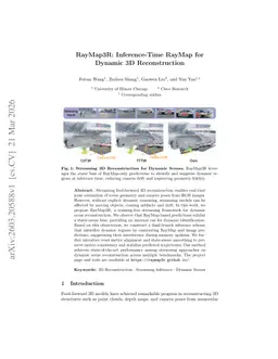 RayMap3R: Inference-Time RayMap for Dynamic 3D Reconstruction