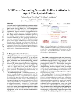 ACRFence: Preventing Semantic Rollback Attacks in Agent Checkpoint-Restore