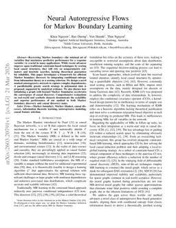 Neural Autoregressive Flows for Markov Boundary Learning