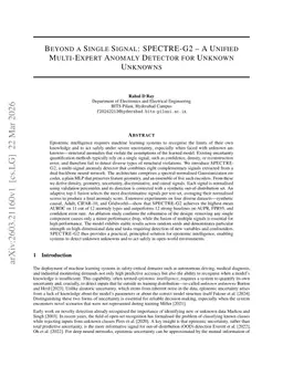 Beyond a Single Signal: SPECTREG2, A Unified MultiExpert Anomaly Detector for Unknown Unknowns