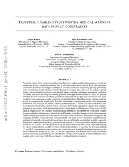 TrustFed: Enabling Trustworthy Medical AI under Data Privacy Constraints