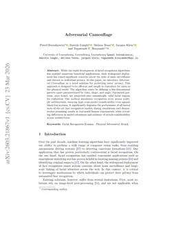 Adversarial Camouflage