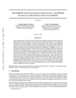 GraphRAG for Engineering Diagrams: ChatP&ID Enables LLM Interaction with P&IDs