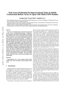 Task-Aware Positioning for Improvisational Tasks in Mobile Construction Robots via an AI Agent with Multi-LMM Modules