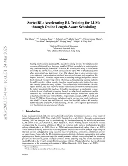 SortedRL: Accelerating RL Training for LLMs through Online Length-Aware Scheduling