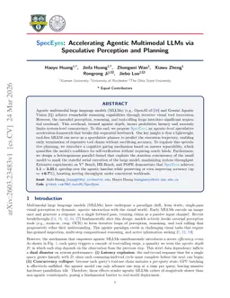 SpecEyes: Accelerating Agentic Multimodal LLMs via Speculative Perception and Planning