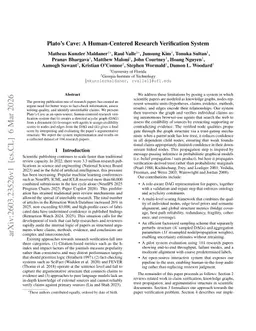 Plato's Cave: A Human-Centered Research Verification System