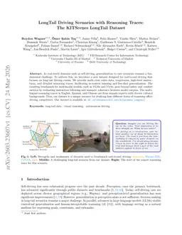 LongTail Driving Scenarios with Reasoning Traces: The KITScenes LongTail Dataset