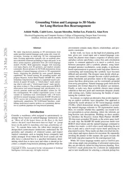 Grounding Vision and Language to 3D Masks for Long-Horizon Box Rearrangement