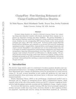 ChargeFlow: Flow-Matching Refinement of Charge-Conditioned Electron Densities