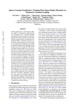 Sparse Growing Transformer: Training-Time Sparse Depth Allocation via Progressive Attention Looping